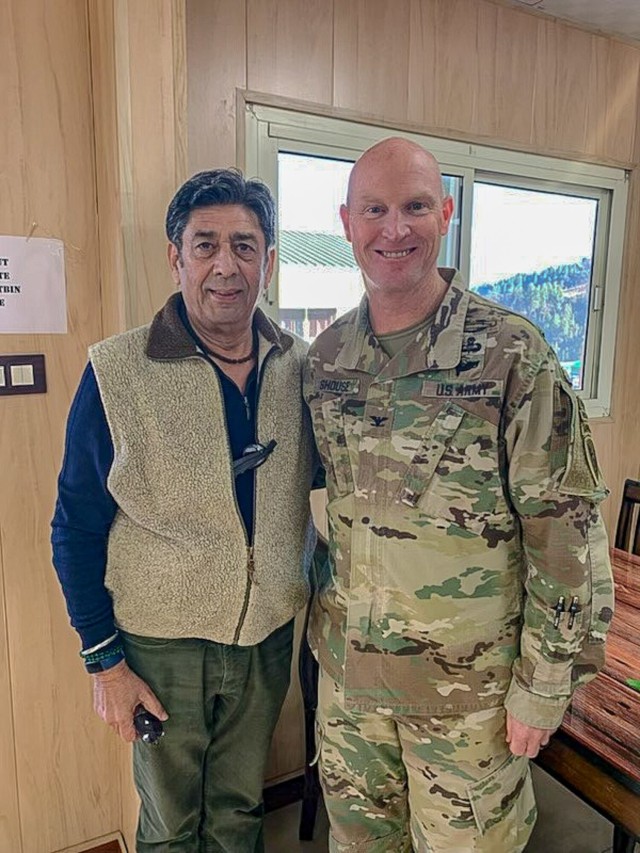 Col Shouse and LTC (R) Singh After Lunch
