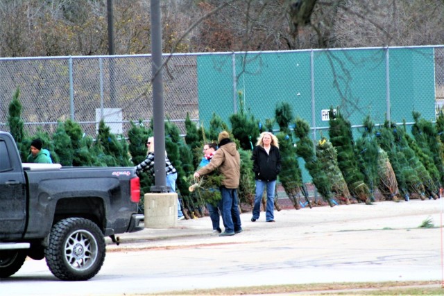 Dozens of Christmas trees donated to Fort McCoy troops during 2022 Trees for Troops event