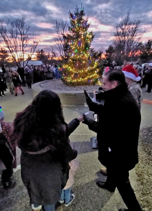 Fort McCoy holds 2022 Christmas Tree Lighting Event