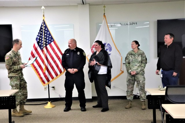 Fort McCoy police officer receives medal for heroic rescue effort while off duty