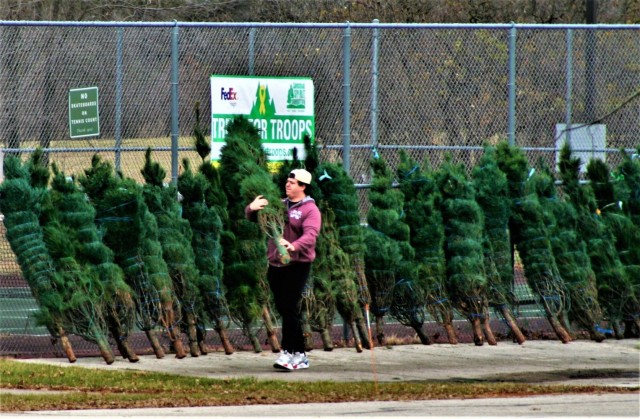 Dozens of Christmas trees donated to Fort McCoy troops during 2022 Trees for Troops event