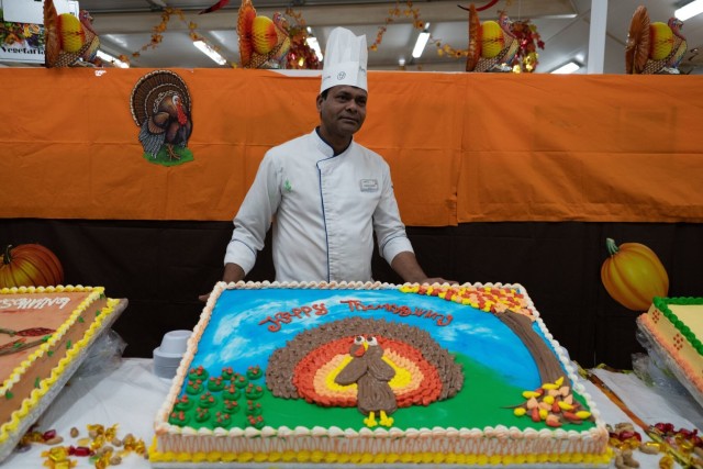 Thanksgiving Day at Camp Arifjan Zone 6 Dining Facility