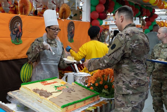 Thanksgiving Day at Camp Arifjan Zone 6 Dining Facility