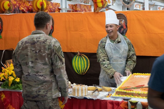 Thanksgiving Day at Camp Arifjan Zone 6 Dining Facility