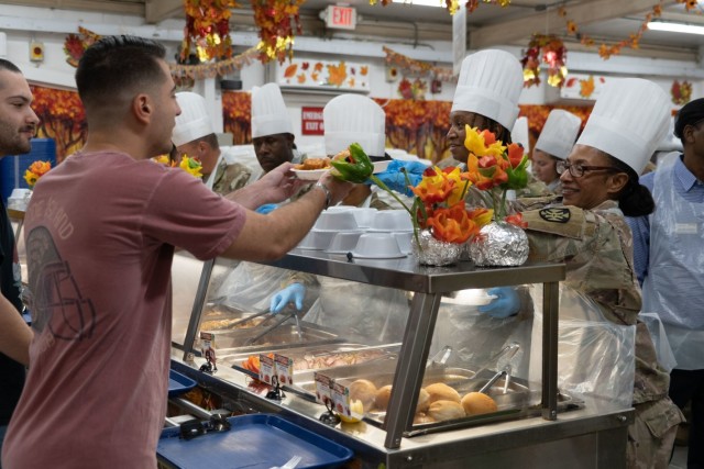 Thanksgiving Day at Camp Arifjan Zone 6 Dining Facility