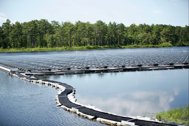 Fort Bragg is home to largest floating solar plant in the Southeast