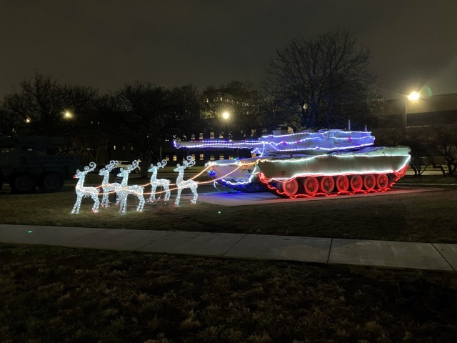 Detroit Arsenal Tank Lighting Ceremony 2022