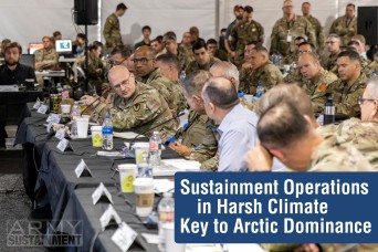 Sustainment Operations in Harsh Climate Key to Arctic Dominance