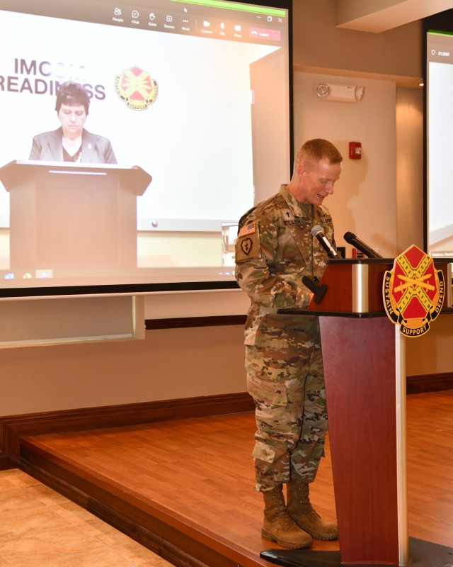 Fort Buchanan Garrison Command Chaplain Maj. David S. Keller gave the invocation for the Change of Command Ceremony.