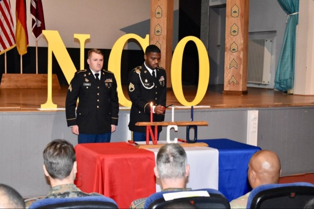 Prior to the new sergeants&#39; induction, a candle-lighting ceremony took place