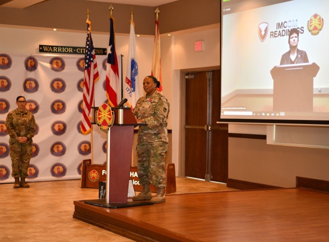“Thank you to the USAG Fort Buchanan workforce, partners, agencies, providers, and the community. You have given me so many great memories. You left an impression on my soul and polished me as a leader,” said former Garrison Commander Col. Tomika M. Seaberry during her remarks.