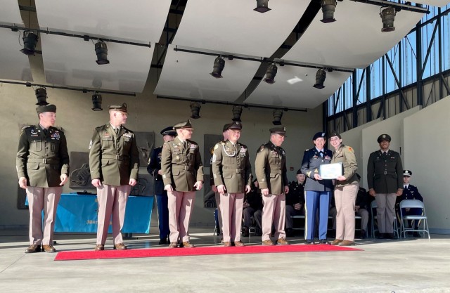 304th MI BN graduates Basic Officer Leader Course students at Veterans Memorial Park