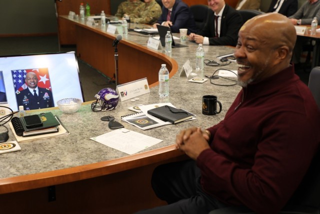 Lt. Gen. Larry Wyche, who retired in 2017 after 42 years wearing an Army uniform, was a special guest for the Senior Leader Forum, which took place Dec. 7-8 at the Joint Munitions Command’s headquarters at the Rock Island Arsenal in Rock Island,...