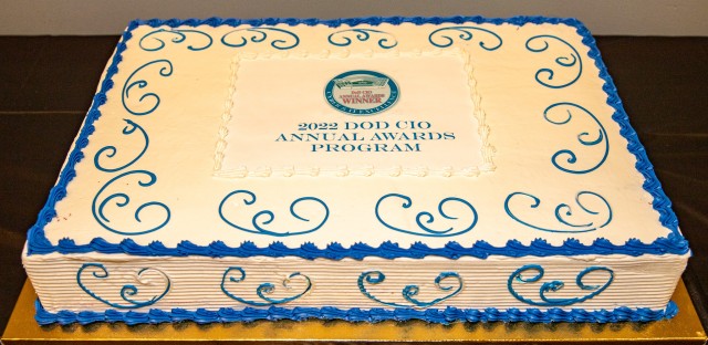 2022 DOD CIO Annual Awards Cake