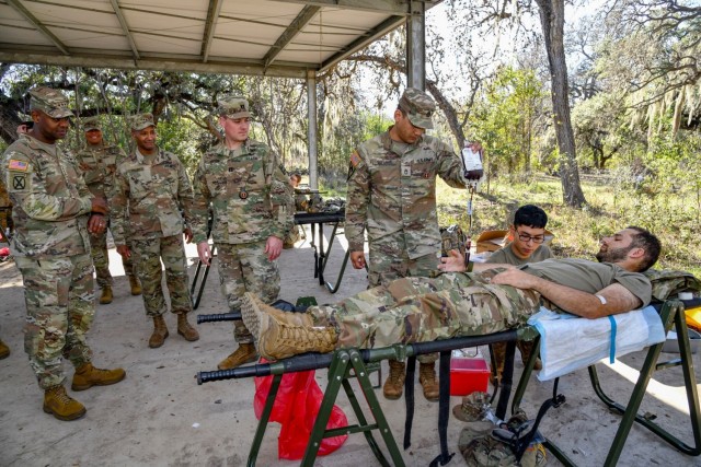 Combined Arms Center commanding general visits MEDCoE