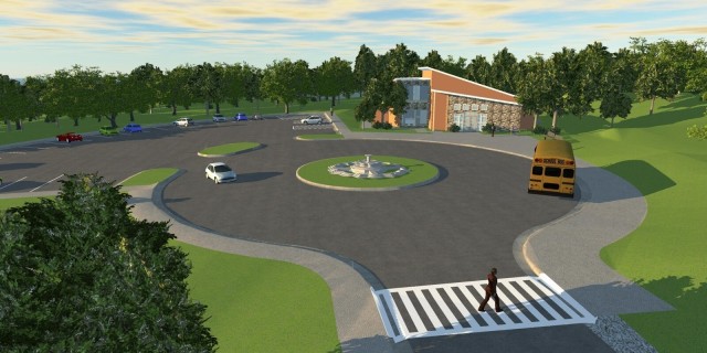 Nature Center Rendering by Interns
