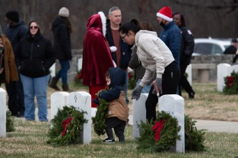 Fort Knox community members honor veterans at Wreaths Across America Ceremony