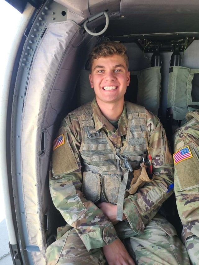 Pfc. Cooper Hayes poses for an undated photo. Hayes, a member of the Idaho Army National Guard, completed Ranger, Airborne and Air Assault schools in 2022.