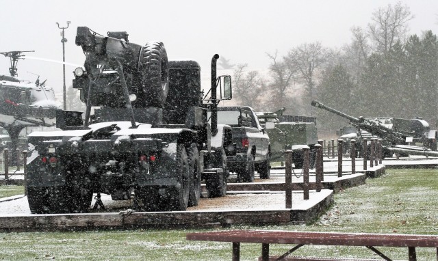 Fort McCoy&#39;s Equipment Park in Historic Commemorative Area