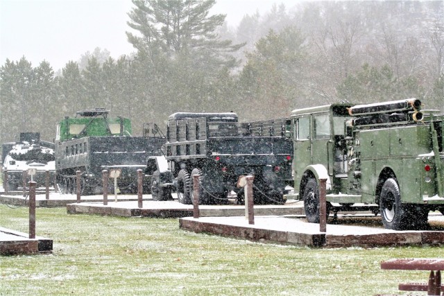 Fort McCoy&#39;s Equipment Park in Historic Commemorative Area