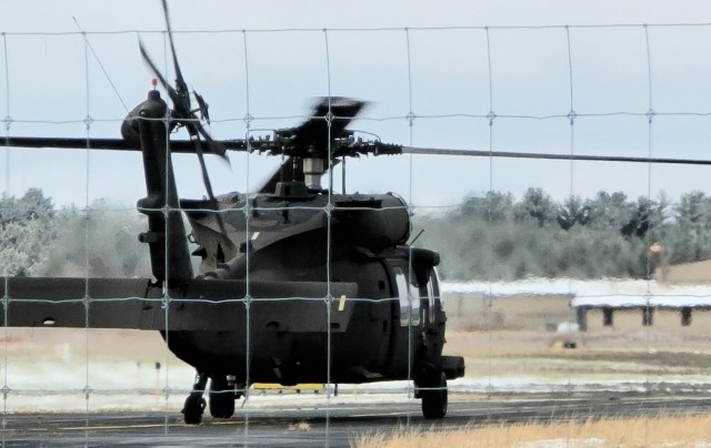 November 2022 UH-60 Black Hawk training operations at Fort McCoy