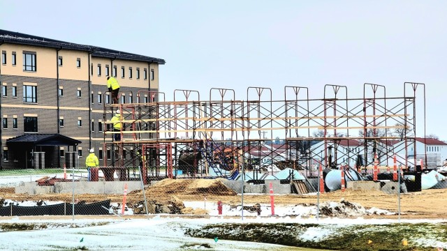 December 2022 construction operations of $11.96 million transient training brigade headquarters at Fort McCoy