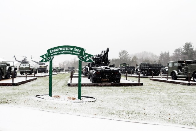 Fort McCoy&#39;s Equipment Park in Historic Commemorative Area