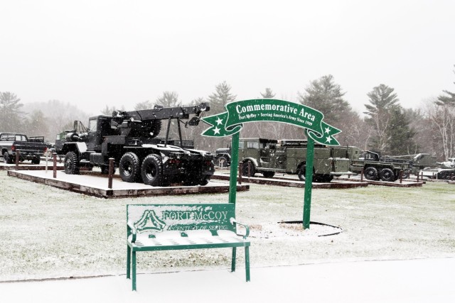 Fort McCoy&#39;s Equipment Park in Historic Commemorative Area