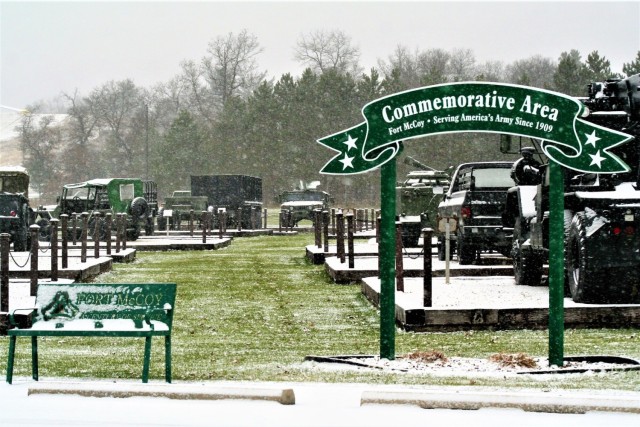 Fort McCoy&#39;s Equipment Park in Historic Commemorative Area