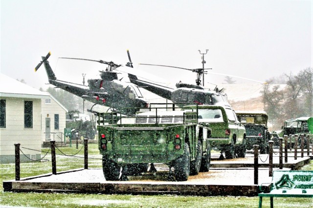 Fort McCoy&#39;s Equipment Park in Historic Commemorative Area