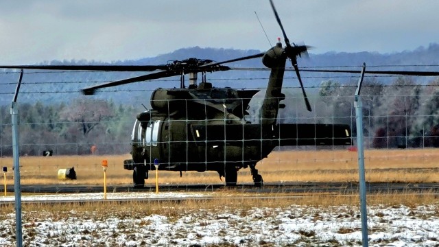 November 2022 UH-60 Black Hawk training operations at Fort McCoy