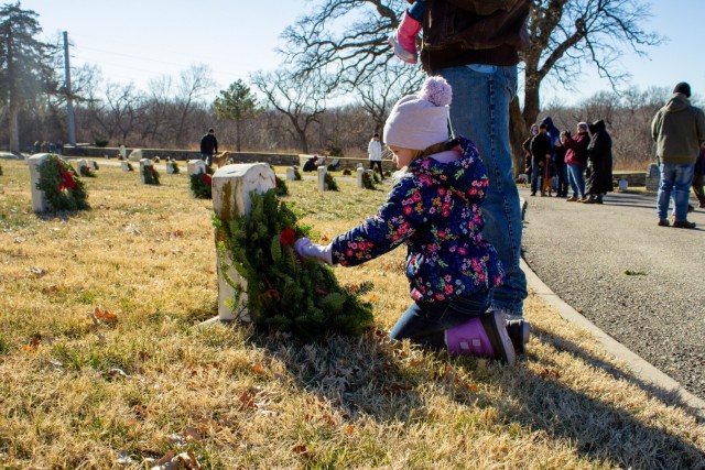 Fort Riley community honors fallen at Wreaths Across America