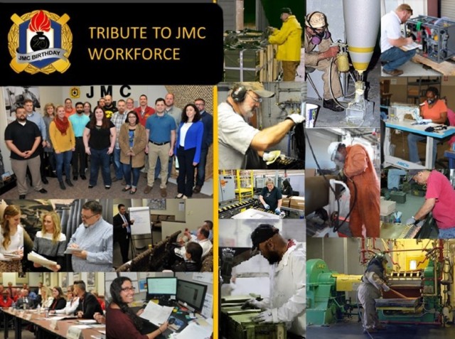 Over the past 20 years, JMC honors our headquarters and installation workforce.  From the longest serving civilian down to the new intern learning the business, we have continued to meet the demands for ammunition, while transforming for the future.