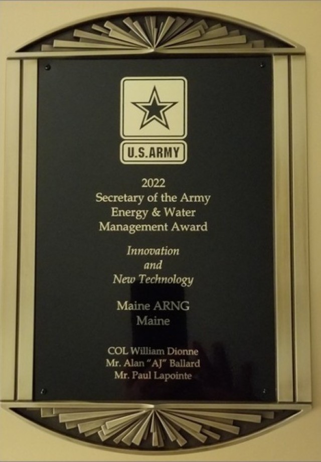 The Maine Army National Guard received the 2022 Secretary of the Army Energy and Water Management Award for Innovation and Technology for conceptualizing and installing natural gas-fired heat pumps. The project is expected to save $70,000 a year...