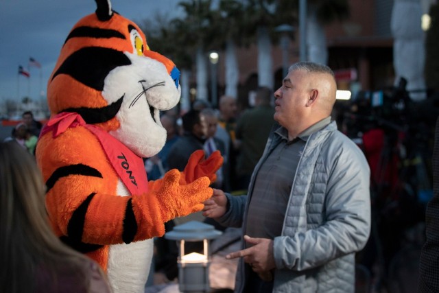 Tony the Tiger Sun Bowl Battle of the Bands held at Bliss before bowl game