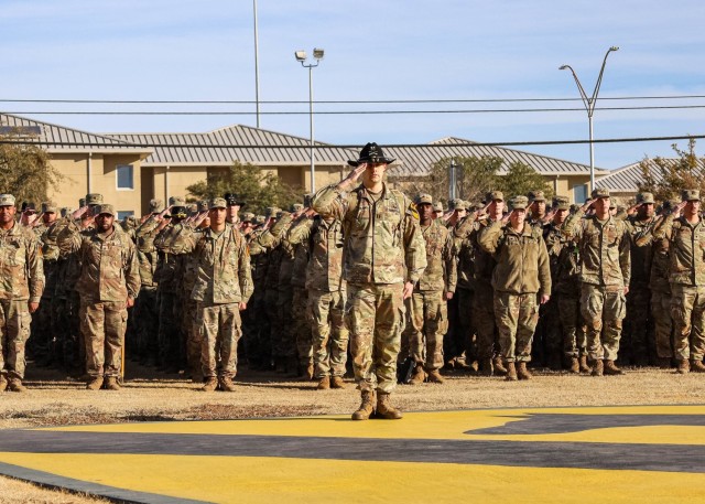 On Jan. 5, the 1st Cavalry Division welcomed more than 250 Troopers from 3rd Armored Brigade Combat Team &#34;GREYWOLF&#34; back to Fort Hood, Texas following a six-month short notice deployment to Europe. Over the past few months, Troopers took part in a range of exercises and training missions across Europe to build readiness and capacity and while also strengthening relationships with our NATO allies and regional partners in the U.S. Army Europe and Africa Command area of operations.