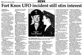 Questions remain 75 years after mysterious Fort Knox UFO incident, downed pilot