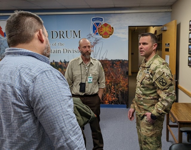 Fort Drum officials discuss bald eagle protection with Falcon Brigade