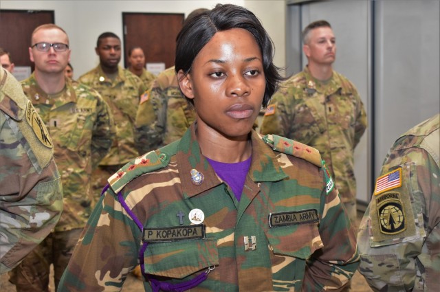 Zambia Army chaplain completes U.S. Army Chaplain Basic Officer Leader Course