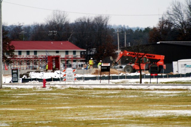 December 2022 construction operations of $11.96 million transient training brigade headquarters at Fort McCoy