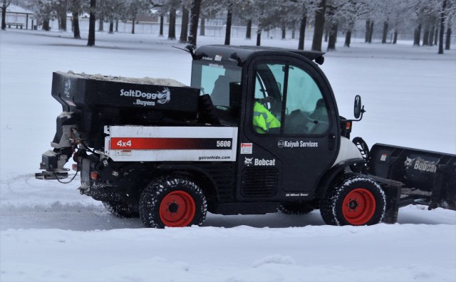 January 2023 snow-removal operations at Fort McCoy