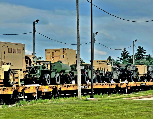 Fort McCoy railroad ops picks up steam in 2022 with spring, summer, fall rail movements