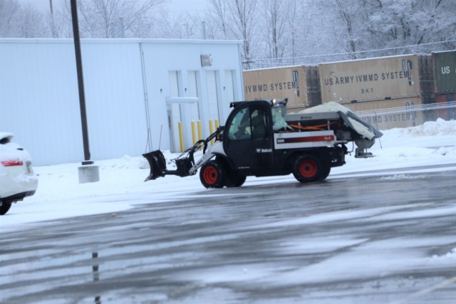 January 2023 snow-removal operations at Fort McCoy