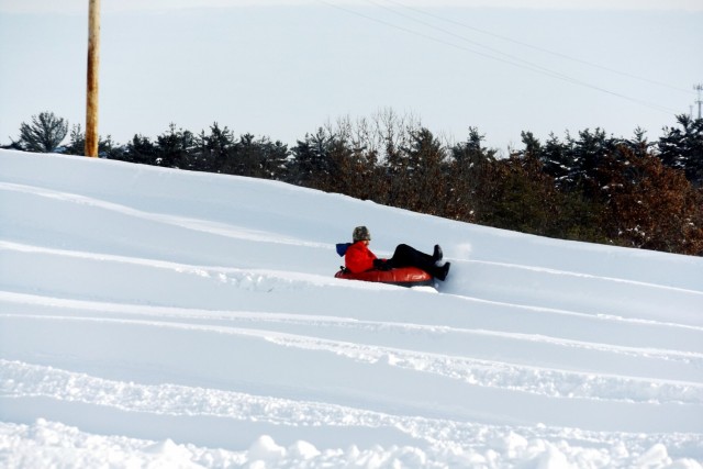 Guests enjoy snow-tubing at Fort McCoy&#39;s Whitetail Ridge Ski Area