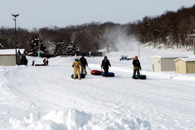 Guests enjoy snow-tubing at Fort McCoy&#39;s Whitetail Ridge Ski Area