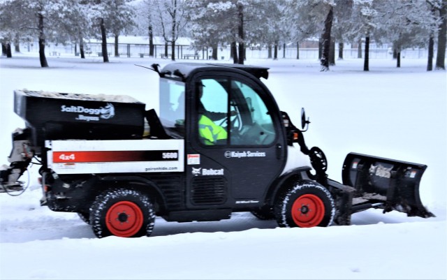 January 2023 snow-removal operations at Fort McCoy