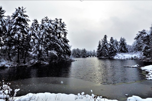 December 2022 winter scenes at Fort McCoy&#39;s Suujak Sep Lake in Pine View Recreation Area