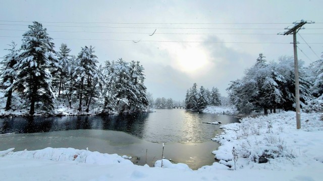 December 2022 winter scenes at Fort McCoy&#39;s Suujak Sep Lake in Pine View Recreation Area