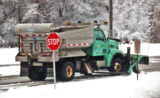 January 2023 snow-removal operations at Fort McCoy