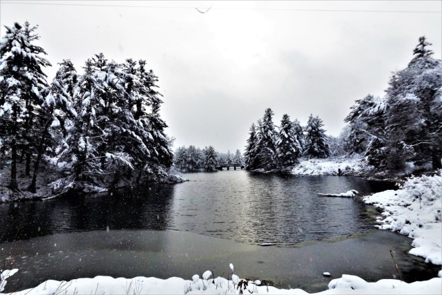 December 2022 winter scenes at Fort McCoy&#39;s Suujak Sep Lake in Pine View Recreation Area